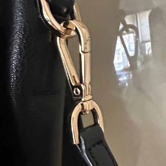 Michael Kors Black Satchel with Gold Accents - Picture 3 of 6